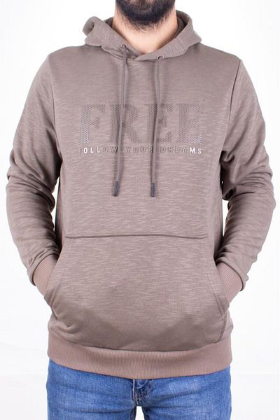 Twister Jeans Ανδρικό φούτερ Twister 1930 Oliv Hooded