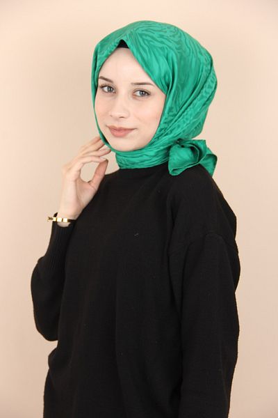 QUAJ Eșarfă din bumbac jacquard cu model zebră Benetton Quaj