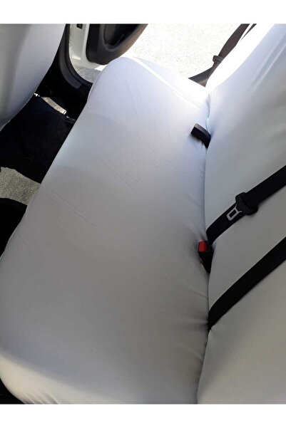 APEXİ Otomobil Servis Kılıfı Likralı Esnek Beyaz Ekru Tüm Araç Modellerine Uy...