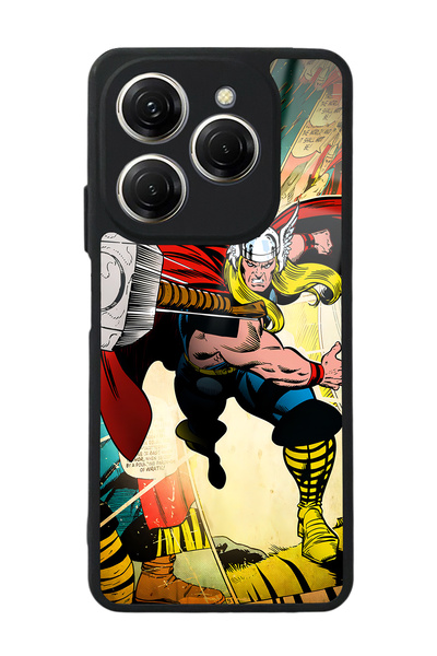 Spoyi غلاف هاتف لامع بتصميم Thor لهاتف Tecno Spark 20 Pro