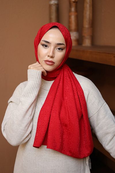 Silk Home Red Deluxe Shawl 40003