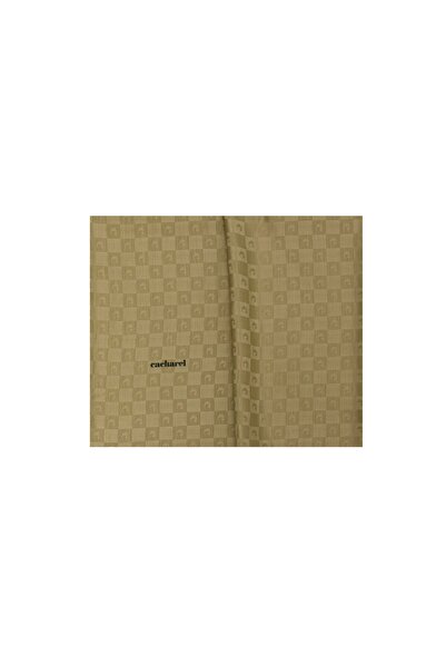 Cacharel 954 Logo Silk Cotton Jacquard Shawl 8936983