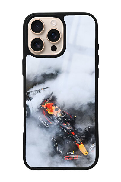 Spoyi iPhone 16 Pro Max Formula 1 Tasarımlı Glossy Telefon Kılıfı