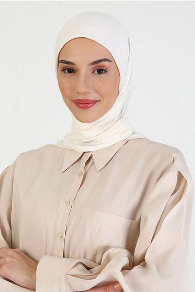 HAREM SCARF Ecru Harem Scarf Φουλάρι Βίβλος