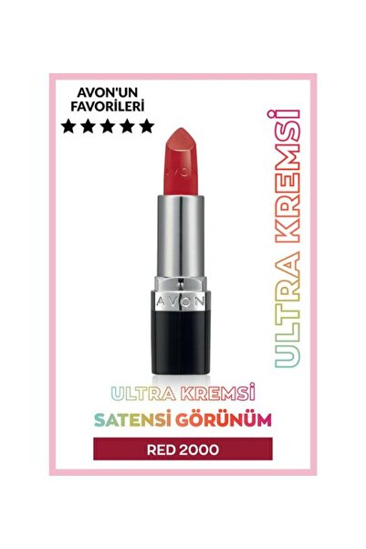 AVON Ultra Kremsi Ruj Red 2000