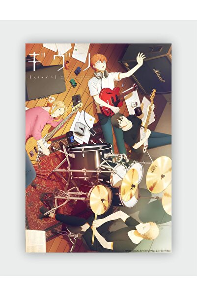 fırsatlar diyarı Given Anime Hd Manga Duvar Posteri - Kalın Kağıt - Çerçevesiz