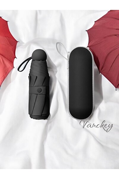 VANCKEY Özel kılıflı kapsül 8 Telli küçük boy şemsiye