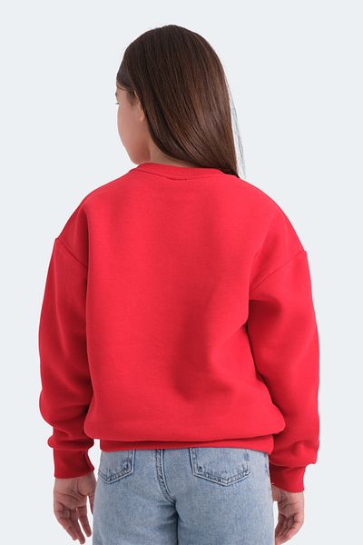 Slazenger Red Logan суичър за момиче