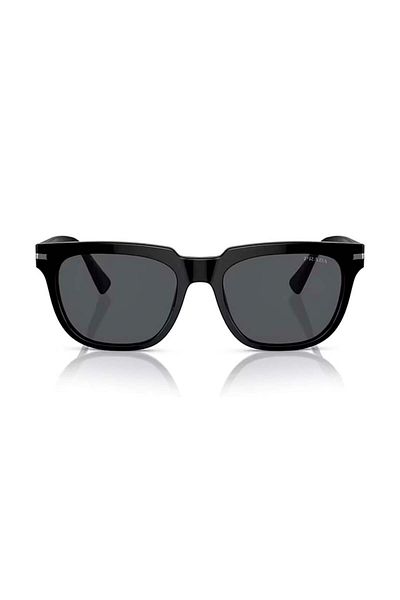 Prada Pr 04ys 1ab07t 56 pánské obdélníkové sluneční brýle Black Bone