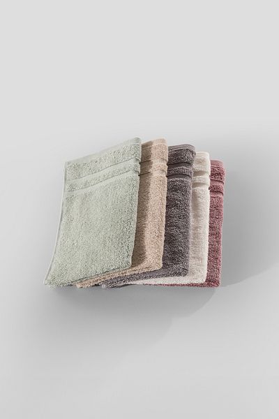 Doqu Home Ivory Hand Towel Set -30X50 (5 Pieces)