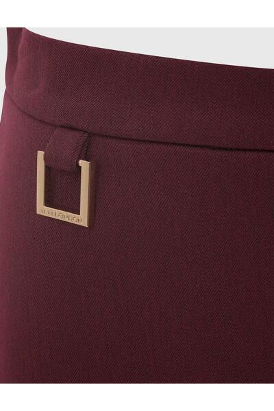 İLVİ Agatha Burgundy Women's Skirt