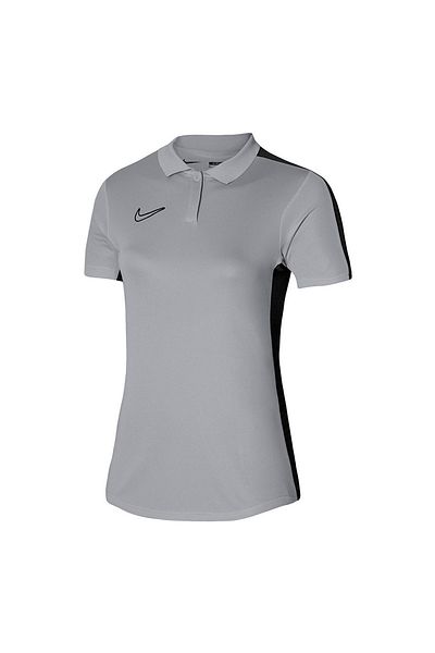 Nike Academy Dri Fit Women's Gray Classic Lapel Polo T-Shirt