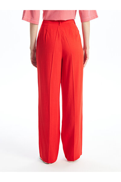 LC Waikiki Standard Fit Damenhose aus Leinenmischung