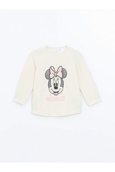 LC Waikiki Minnie Mouse Printed Baby Girl T-Shirt and Sweatpants Set of 2