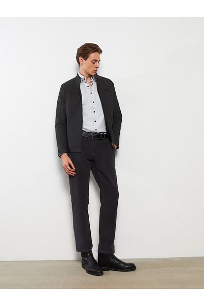 LC Waikiki Pánské chino kalhoty Standard Fit Velvet