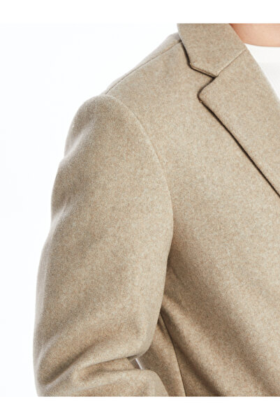 LC Waikiki Standart Kalıp Ceket Yaka Erkek Kaşe Kaban