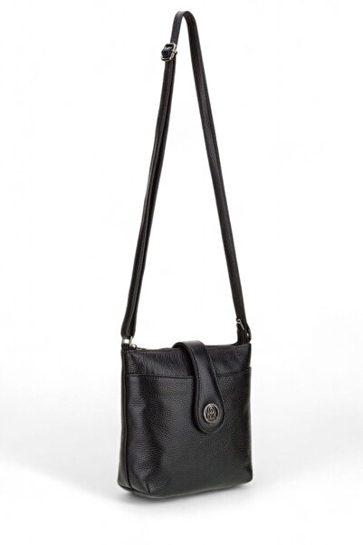 Bilik Deri Siyah-Rölax Kadın Çapraz Askılı Çanta BLM 1004