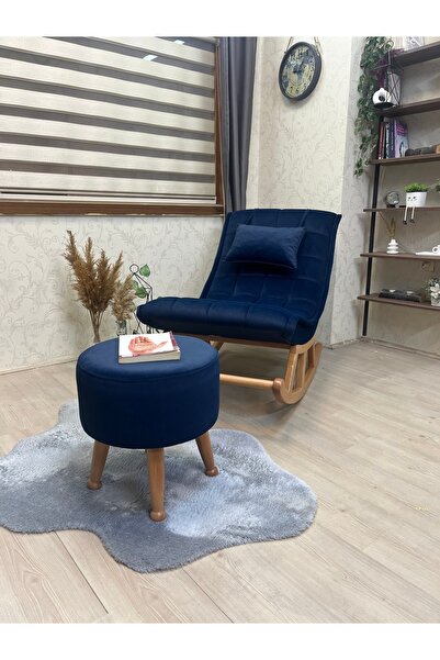 Asedia Miskin PUFLU naturel Sallanan Sandalye Dinlenme Koltuğu