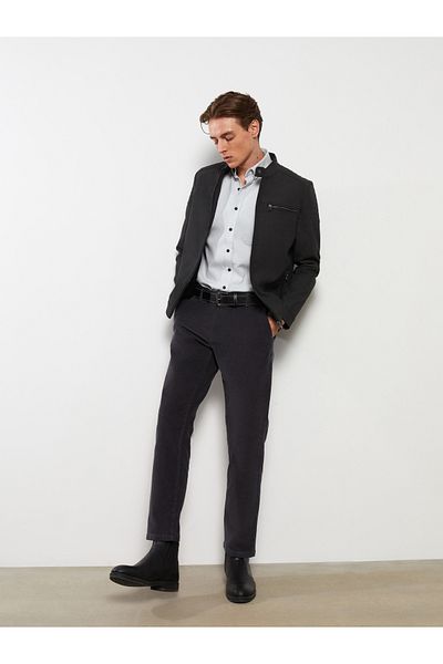 LC Waikiki Pánské chino kalhoty Standard Fit Velvet