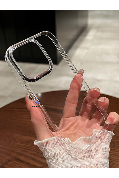 Dexmon iPhone 16 Pro Compatible Case Non-Yellowing Hard Pc Thin Transparent C...