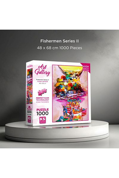 Ks Games 1000 Piece Fishermen Series II Puzzle