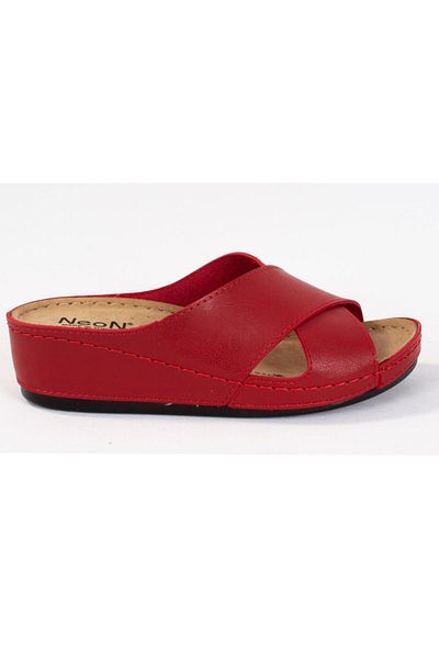 DAGOSTER Dza37-1802 Red Daily Orthopedic Women's Slippers