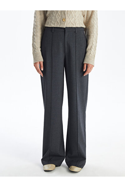 LC Waikiki Standard Fit Straight Wide Leg Women's Trousers