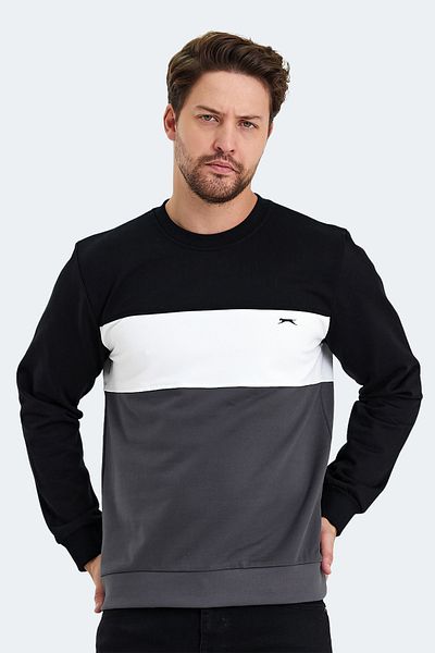 Slazenger Черен мъжки суитшърт KALYN