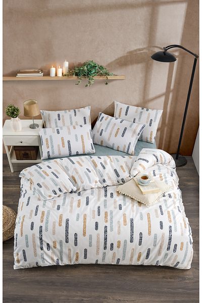 Tabu Home Set de husă de pilota Ranforce Striped Harmony