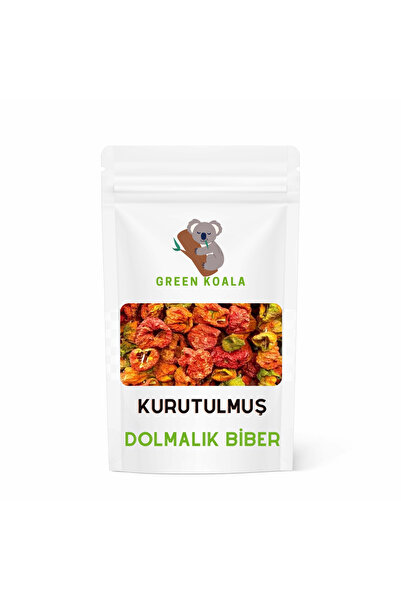 Green Koala Dolmalık Antep Biberi Kurutması Güneşte Kurutulmuş 10 adet