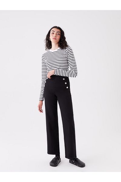 LC Waikiki Wideleg női Jean nadrág