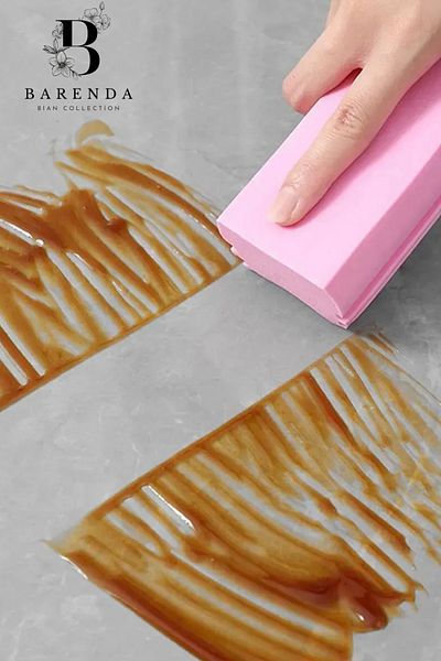 BARENDA Magic Damp Sponge Water Absorbent Dish Sponge and Brush Magic Kitchen Cleaning Sponge