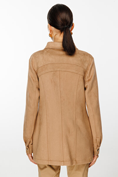 Ekol Μπουφάν με φερμουάρ και τσέπες με χάντρες