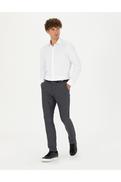 Pierre Cardin Beyaz Slim Fit Uzun Kollu Gömlek 50275692-VR013