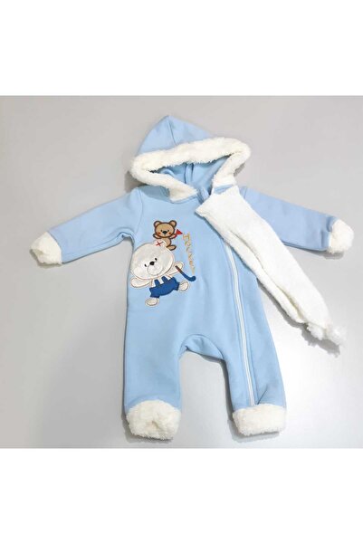 Sönmez Baby HOCKEY KAPÜŞONLU KIŞLIK ÜÇİP BEBE TULUM