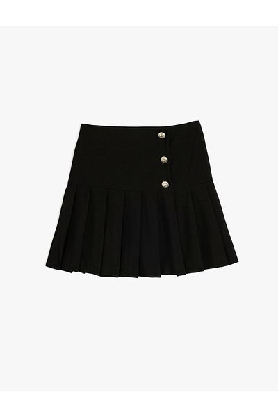 Koton Fusta de bază plisată - cu talie elastică