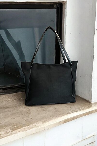 BAHELS Women's Suede Black Soft Leather Women's Shoulder Bag