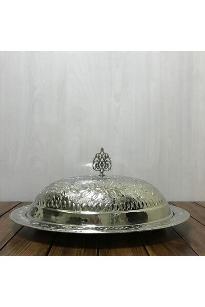 EFEMİR 35 cm Embroidered Copper Boat Sahan