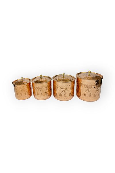 EFEMİR Embroidered Copper Saffron Spice Set