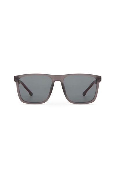 Despada Men's Rectangular Dark Gray Bone Sunglasses - Ds 2346 C4 57