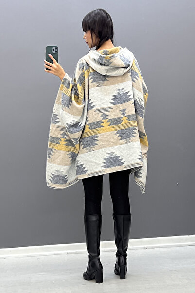 SaklıButik Πόντσο ξυλοκόπος Bohemian SK-8339