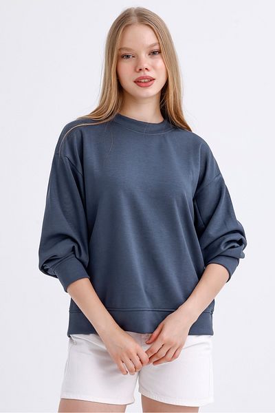 MD trend Hanorac modal oversize de bază pentru damă