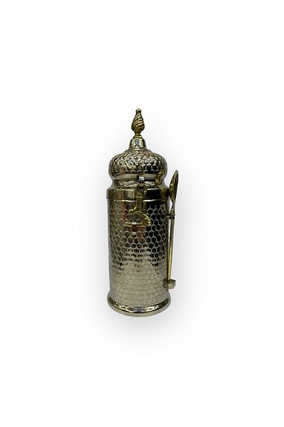 EFEMİR Honeycomb Pattern Copper Coffee Box