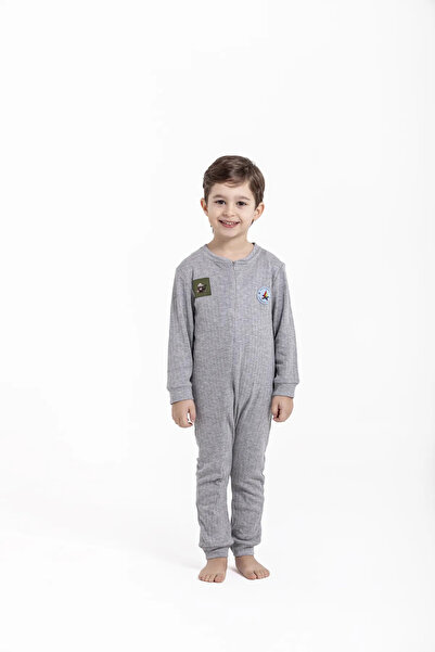 OIL COMPANY Windproof Stretchy Unisex Kids Jumpsuit Underwear