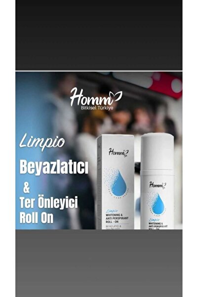 Homm Bitkisel Beyazlatıcı Ter Önleyici Roll On 75 ml
