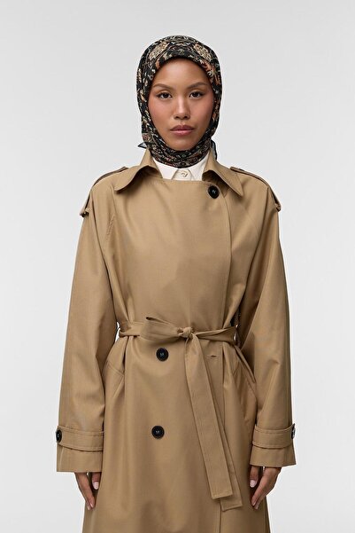 Qef Mirai Patterned Cotton Scarf