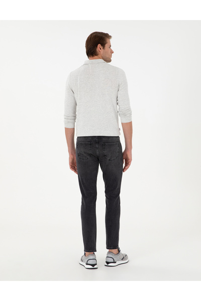 Pierre Cardin Siyah Slim Fit Jean Pantolon 50295867-VR046