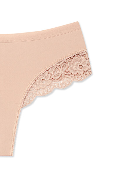 HNX Chiloți tanga de damă din dantelă cu talie elastică interlock