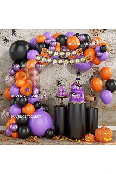 DÜVENCİ TİCARET Σετ μπαλονιών με αλυσίδες για το Halloween