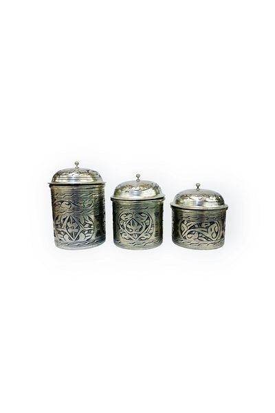 EFEMİR Embroidered Copper Spice Set